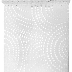 Organza Table runner with spiral and dot design