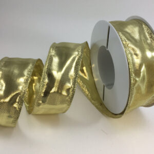 Lurex ribbon with a wired glitter edge