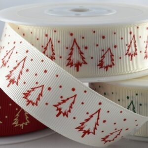Christmas Tree print ribbon