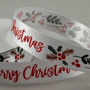 Festive printed ribbon