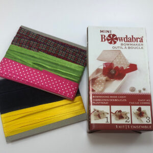 Bowdabra by Darice small Designer Bowmaker complete with starter kit of ribbon