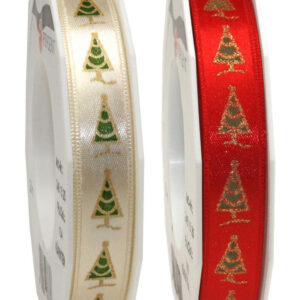 Festive printed ribbon