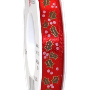 Festive printed ribbon